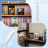 Hushee 15 Pack Album Acrylic Book Stand for Display Adjustable Clear Book Display Holder Easel Rack Stand for Home