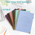 Spiral Notebook, College Ruled A5, 300 Pages Leather Journals for Writing, 5.7" x 8.5", Hardcover for Work School