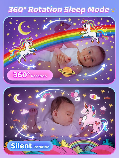 Staryou 15 21 15 Sound Machine Baby Night Light Projector, White Noise | Colors | Films Toddler Night Light for Kids