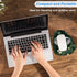 Rimilak Small Mouse Pad, 6 x 7 Inch Irregular Mini with Non-Slip Rubber Base, Waterproof for Laptop, Cute Elephant
