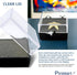 PinMart Clear Plastic Black Gift Box Set, 10 Made in USA Small Jewelry Boxes with Foam