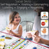 SMARTY MATS (6 Pack) Communication Speech Therapy Placemats for Autism & Non-Verbal Kids Visual Boards, ABA Therapy