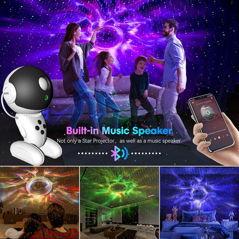 Robot Galaxy Lights Projector, APP Control Star Projector Nebula Light with Remote - Galaxy Star Night Light