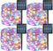 YEGUO 4 Pack Multicolor Solar Fairy Lights, Each 33ft 100 LED Christmas