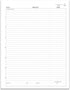 BookFactory Chemistry Lab Notebook - 75 Pages, 8.5" X 11", Scientific Grid Pages, Durable Translucent Cover