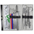 Comprehensive 15-Piece Dissecting Kit for Biology, Anatomy, Veterinary Students in Leatherette Case