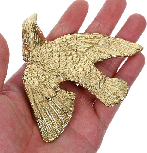 Cabilock Brass Door Handle Bird Shape Knob Retro Drawer Pulls for Cabinet Wardrobe Dresser Bedside Table Small