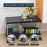 ZBRANDS 24" 14", Under Desk Printer Stand with Storage X Printer Cart, Small Printer Stand with Wheels, Small Printer