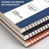 RETTACY Spiral Notebook - A5 College Ruled Notebook with 300 Pages, Notebook Journal for School, Work, Writing, 100 GSM Premium Acid-Free Paper, Twin-Wire Binding, 5.7" × 8.22" (Navy Blue)