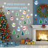 Haooryx 83Pcs Christmas Winter Snowmen Bulletin Board Set - Snowman Patterned Cut-Outs for Decor