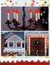 25 Pack C7 Bulbs, C7 Bulbs E12/C7 2700K LED Replacement Light Shatterproof Christmas LED Red Lights for Outdoor String