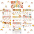 Sherr 26 Pcs Parts of Speech Posters Set, Boho Grammar Bulletin Board Classroom Educational Language Arts Decor