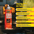 15 Oz (Pack 1) 11401 Zep Big Orange Heavy-Duty Citrus Degreaser Aerosol - of - Industrial Strength Cleaner Removes