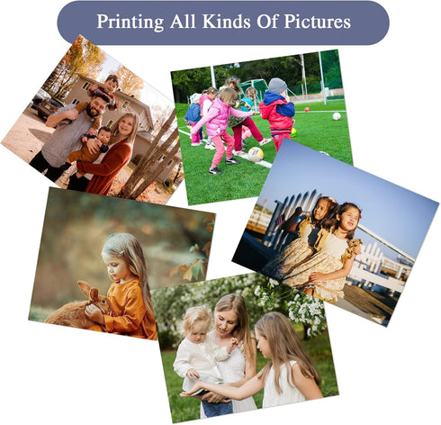 ZBEIVAN Photo Paper, 8x10 inch High Glossy Paper, 100 Sheets, 200 GSM for Printer