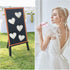 Fuutreo 24 Pack Heart Shape Sticky Notes Set with Big Diamond Pens, Memo Pad for Wedding, Crystal Metal Ballpoint Pens