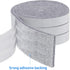 Zonon 4 Rolls 1/2 x 240 Inch Felt Strips with Adhesive Backing for Furniture Protection