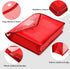 Epakh 10 Pcs Plastic File Folders, A4 Size Expanding File Wallet Organizer with Snap Closure, Waterproof Transparent