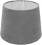 Modern Grey Fabric Lampshade for Table and Floor Lamp, 18.5cm Diameter Cloth