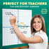 Scribbledo Jumbo Magnetic Coordinate Plane, 27" x 27" Dry Erase Graph Grid Board for Math Teacher Supplies