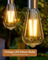 EDISHINE 6 Pack Vintage LED Edison Bulbs 8W Equivalent 60W, ST64 Dimmable Led Light Bulbs, 700LM 2200K Amber Warm Light E26 Base, Decorative Antique LED Filament Bulbs for Home and Commercial by EDISHINE