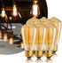 Sevici Bulbs 110V 60W 6 Pack, ST64 Bulb 280LM 2200K Dimmable E26/E27 Bulbs Bulbs Antique Edison Light Decorative