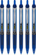 Pilot Precise V10 RT Retractable Liquid Ink Rollerball Pens, Bold Point 1.0mm, Blue Ink, 6 Count