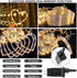 Lights,138 12-Heart-Shaped Waterproof,8 29V Efunly Valentines Day Decor LED String Lights Modes Connetable Plug