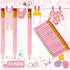 Outus 72 Pieces Golf Pencils, Half Pencils with Eraser for Baby Shower Favors, 4 Inch Mini
