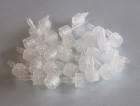 BleedZone Male Luer Lock Connector, 1/8" Hose Barb Fittings, PP Polypropylene Hose Adapter for Laboratory Equipment