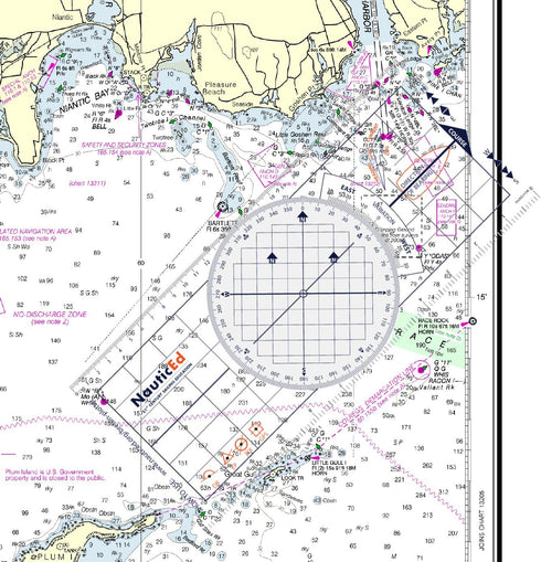NauticEd Breton Plotter Protractor
