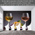 lnzCzhyre Custom Size Wall Sticker Mural Gourmet Meal with Wine and Broccoli for wall Decoration peelandstick wall