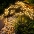 Solar Garden Lights 2 Pack Waterproof Solar Swaying Starburst Light Outdoor Lights