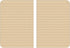 Rite in the Rain Weatherproof Mini-Stapled Notebook - 3 1/4" x 4 5/8", Tan Cover, Universal Pattern, 3 Pack (No.