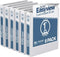 Davis Group Easyview Junior Binder, 1-Inch Mini Clear-View 3-Ring Binder, White, 8.5"x5.5", Made in Canada for School,