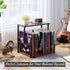 Office Desk Shelf Organizer, Wood Desktop Bookshelf Storage Rack, Stylish Vinyl Record Holder, Multi-functional for