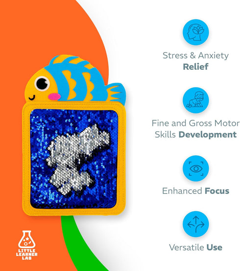 8-Pack Sensory Zoo Buddies: Sensory Mats for Kids | Sensory Toys for Kids with Autism | Sensory Toys for Autistic