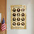 Set (4 Pack) Summary, 11x17 JELLY BEAN GENIUS Constitution Poster - Framers, Flag, Article I - Laminated - US History