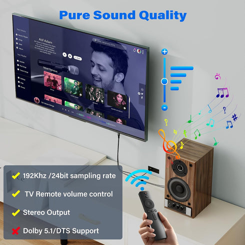 192KHz 4 Unidirectional HDMI ARC/eARC to Optical Toslink SPDIF Audio Extractor Splitter Converter Cable Ft, USB Powered