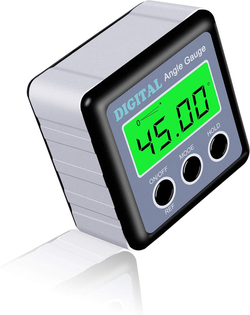 Digital Angle Gauge - Magnetic Digital Level Protractor with LCD Backlight Display, Table Saw Accessories