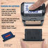 Trodat Printy 4750 Self Inking Date Stamp, Blue and Red Ink, 1" x 1-5/8"