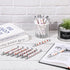 Sayglossy 24 Pcs Funny Chicken Pens Lovely Retractable Gel Pens Novelty Animal Black Ink Rollerball for School Office
