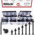 Hilitchi M6 140Pcs Black Hex Socket Head Screws Bolts Barrel Nuts Hardware Assortment