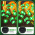8 1 2 St. Patrick's Day Shamrock Pathway Lights, in Lucky Clover Light with Lighting Modes, Green Firefly Outdoor Decor