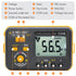 VC60B Digital Insulation Resistance Tester, Electrical Megaohm Meter with 250V/500V/1000V Test Voltage