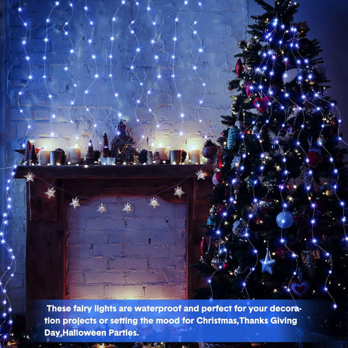 10 Pack 16.4 50 Tuanse Fairy String Light with Timer Function ft LED Twinkle Copper Wire Light Battery Operated