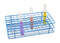 EISCO Blue Epoxy Coated Steel Wire Test Tube Rack, 72 Holes, 15-16mm Tubes, 6x12 Format