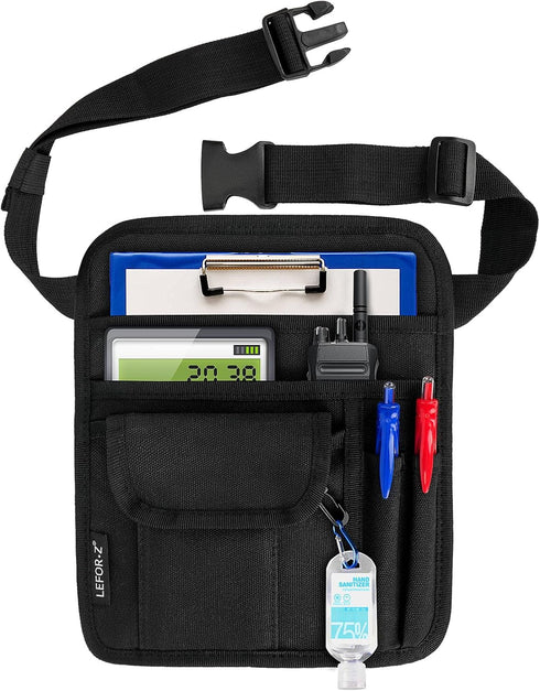 LEFORZ Server Waist Money Pouch Bag Restaurant Utility Tool Belt Apron with Adjustable