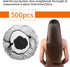 SHENLIU 500 20 Inches Pcs Hair Nets For Food Service Workers, Black Invisible Elastic Mesh Hair Nets Bulk Dust Cap Net