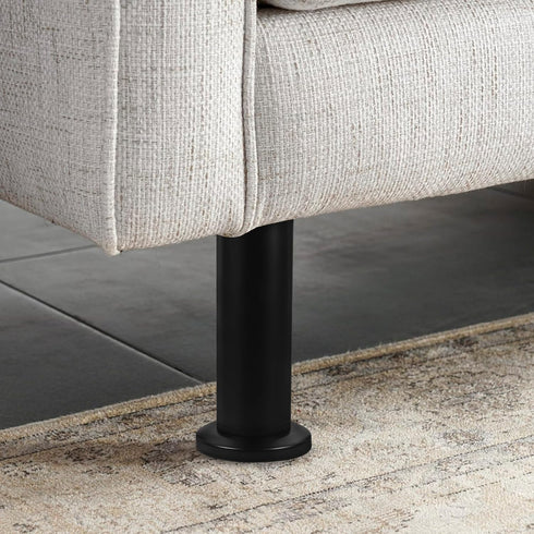 4pcs 12-18cm SHERCHPRY Adjustable Bed Legs Bed Frame Support Feet with Extendable Height Black Furniture Legs