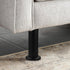 4pcs 12-18cm SHERCHPRY Adjustable Bed Legs Bed Frame Support Feet with Extendable Height Black Furniture Legs
